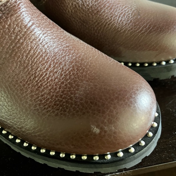 Sophia Webster BLAKE BIKER BOOT Chocolate & Crystal Harness - Picture 12 of 16